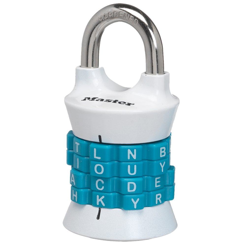 1535DWD Set Your Own WORD Combination Dial Padlock Master Lock Store