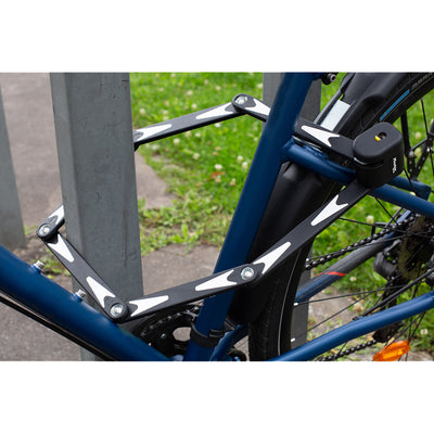 Heavy Duty Black Hardened Steel U-Lock, 3 ft Long with 5 mm Diameter Links