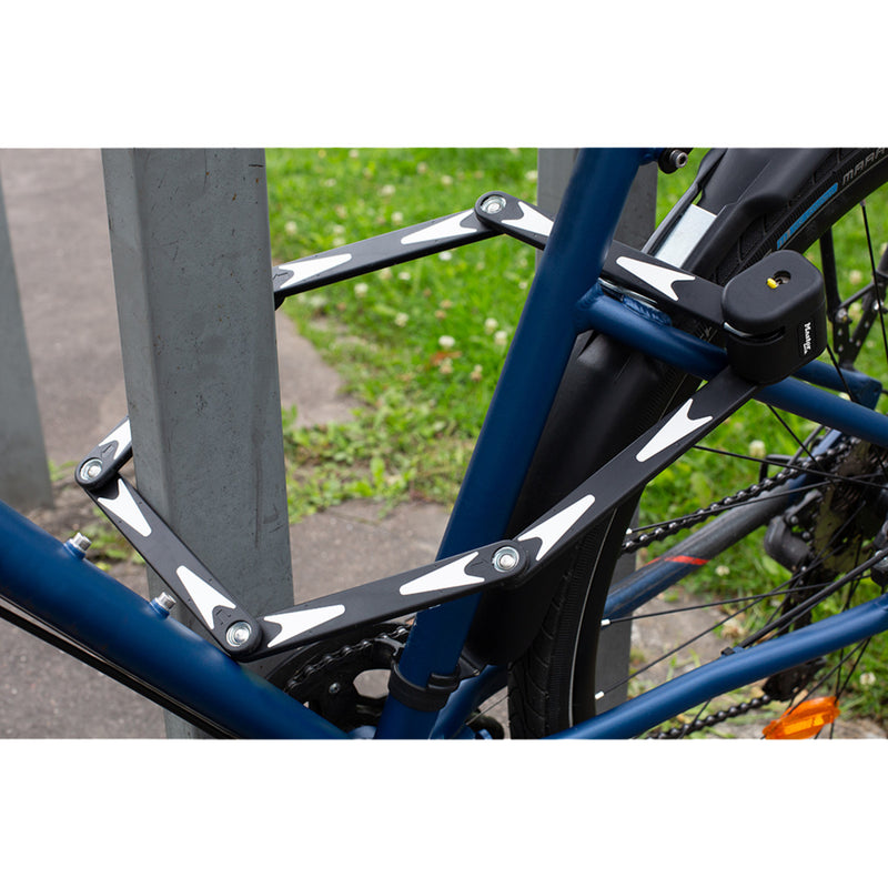 Heavy Duty Black Hardened Steel U-Lock, 3 ft Long with 5 mm Diameter Links