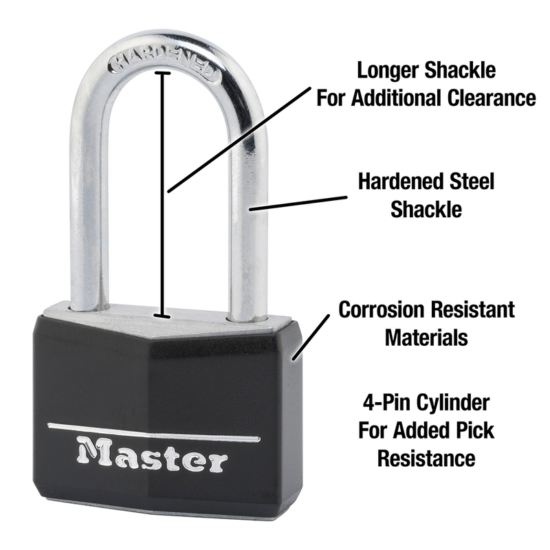 Covered Solid Body Padlock 141DLF