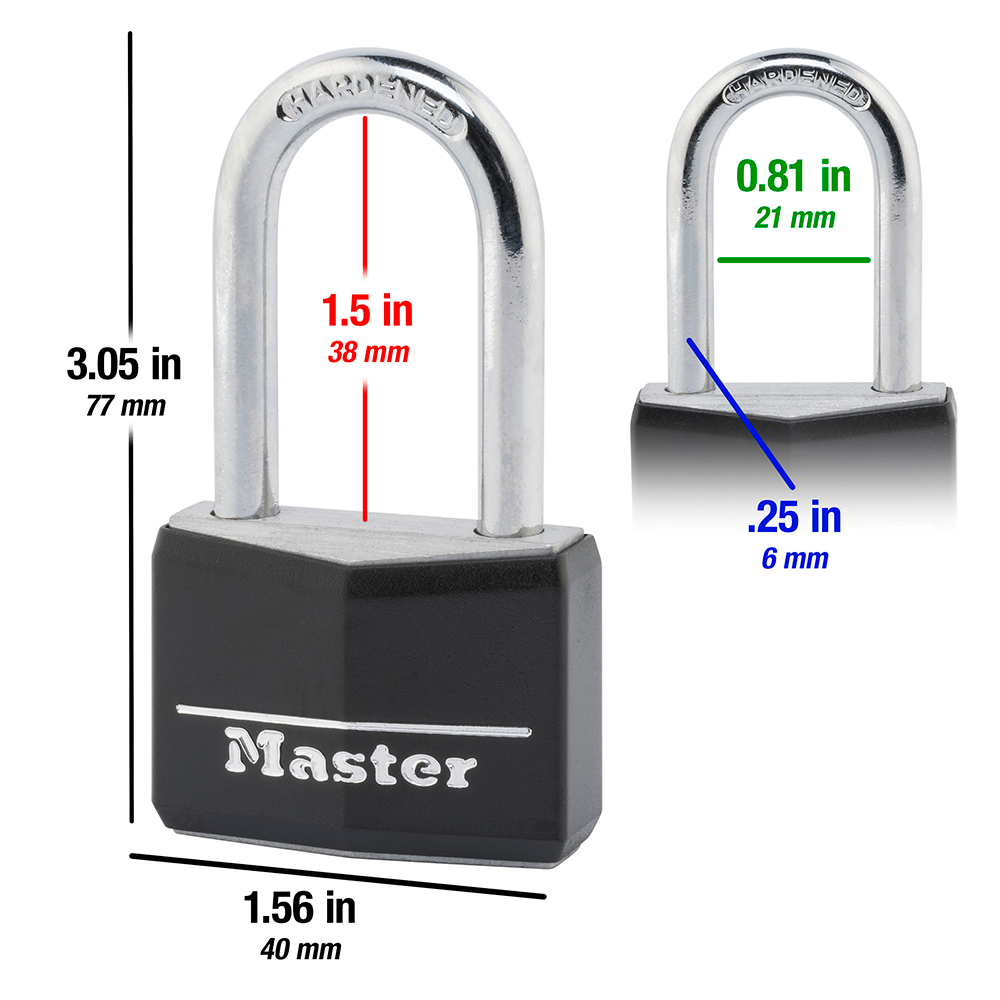 Candado de latón Master Lock 141DLF