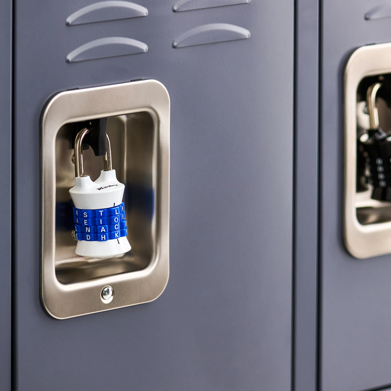 Set Your own WORD Combination Padlock 1535DWD; Assorted Colors