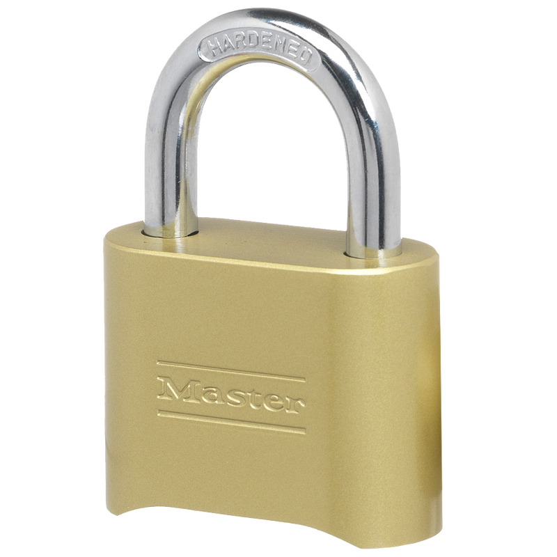 Bronze Solid Body Combination Lock, 2 in Wide