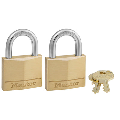 1-9/16in (40mm) Wide Solid Brass Body Padlock