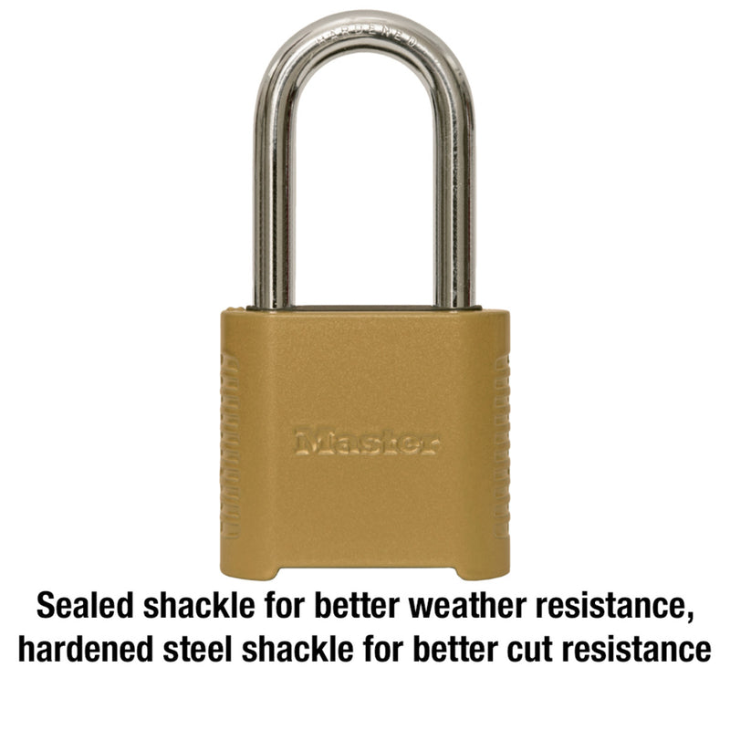 Long Shackle Set Your Own Combination Lock, 2 in Wide