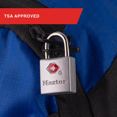 TSA Lock with Solid Metal Body, 7/8 in Wide