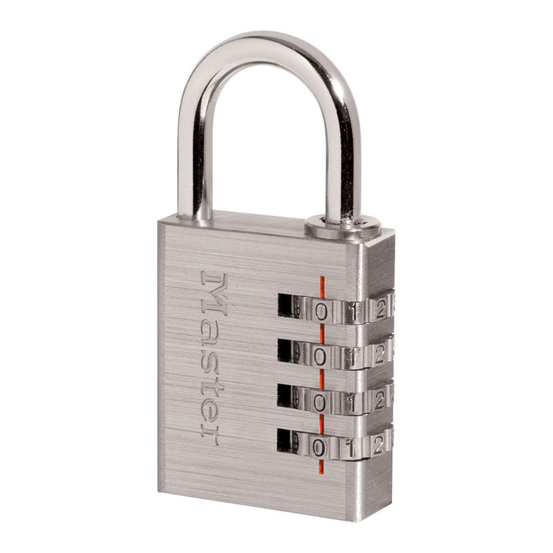 Solid Metal Combination Lock, 1-9/16 in Wide