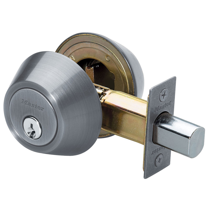Double Cylinder Deadbolt; Satin Nickel