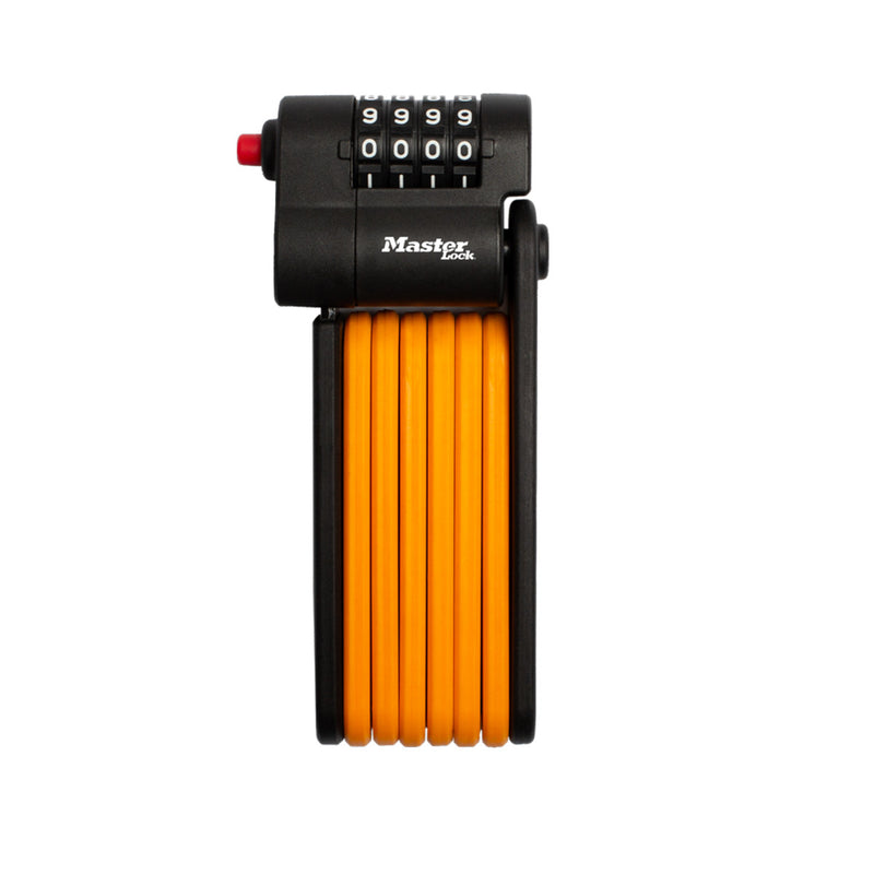 Heavy Duty Folding U-Lock, Combination Design, 4/5 ft