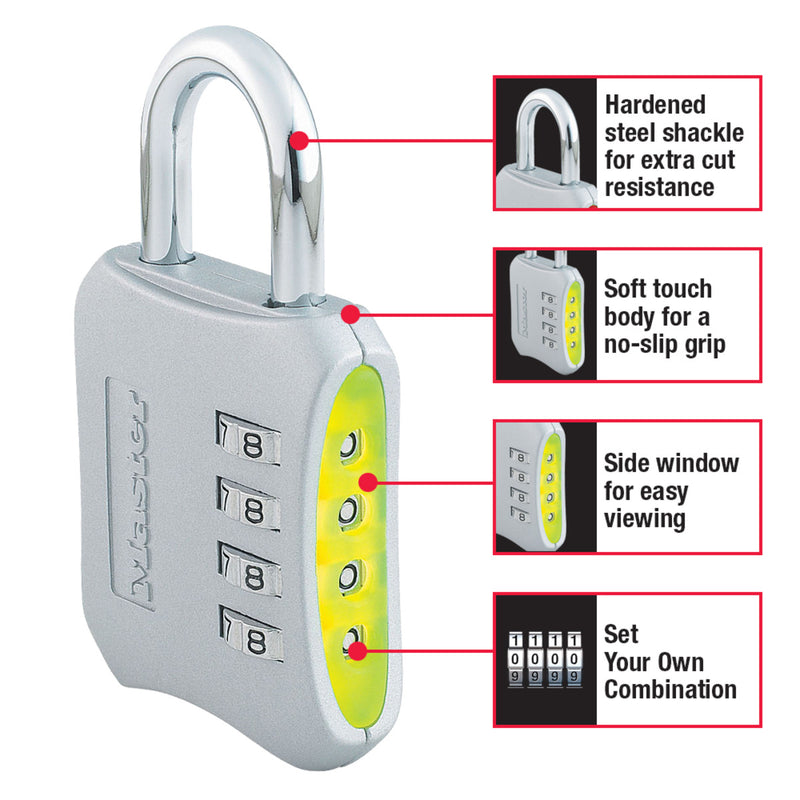 Large Set Your Own Combination Lock, 2 in Wide