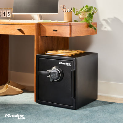 Master Lock Black Premium 2-Hour Fireproof Safe with Digital Keypad, 1.2 cu-ft