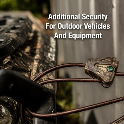 Adjustable Cable Lock, Mossy Oak® Blaze Python™ Lock, 6 ft x 5/16 in - 2-Pack