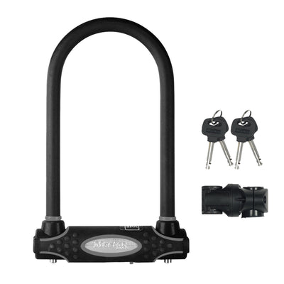 Heavy Duty Hardened Steel U-Lock, 6 in Wide, 8-1/4 in Shackle