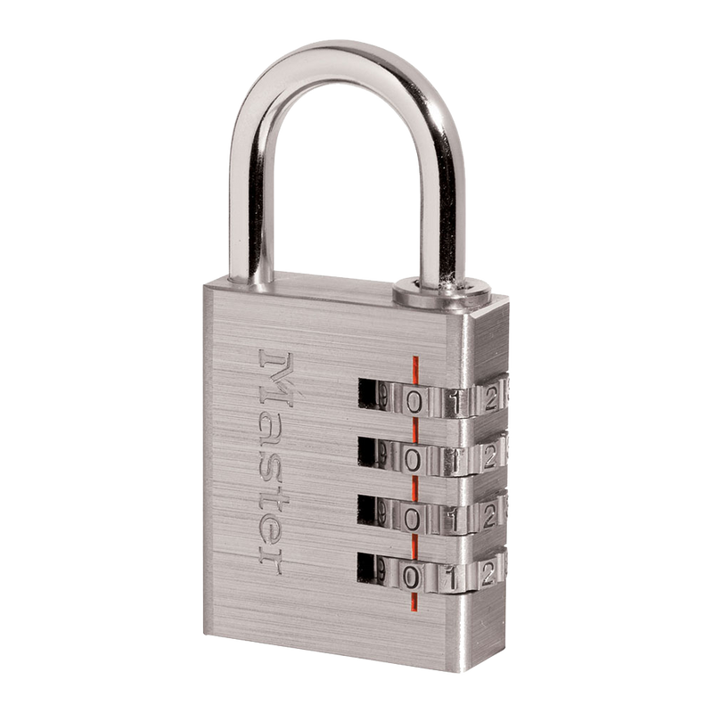 Solid Metal Combination Lock, 1–9/16 in Wide Metal Combination Luggage Lock, Set Your Own Combo, 1 9/16 in Wide