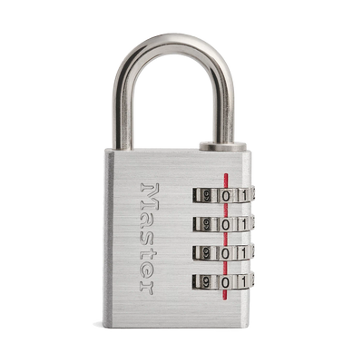 Solid Metal Combination Lock, 1–9/16 in Wide Metal Combination Luggage Lock, Set Your Own Combo, 1 9/16 in Wide