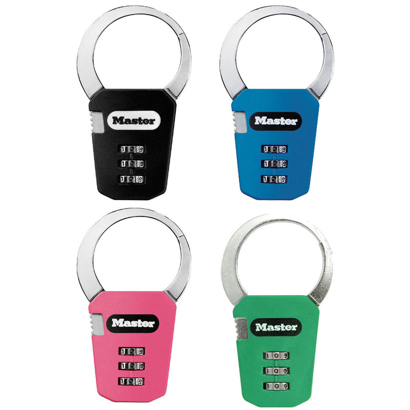 Set Your Own Combination Backpack Lock; Assorted Colors