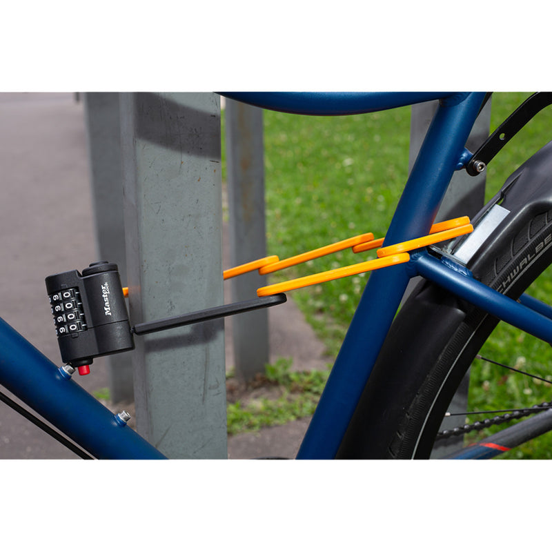 Heavy Duty Folding U-Lock, Combination Design, 4/5 ft