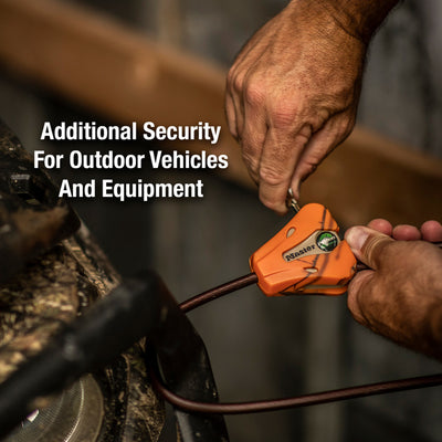 Adjustable Cable Lock, Mossy Oak® Blaze Python™ Lock, 6 ft x 5/16 in - 2-Pack