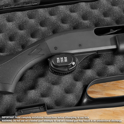 Steel and Zinc Combination Gun Trigger Lock, Set Your Own Combo