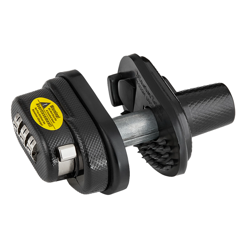Steel and Zinc Combination Gun Trigger Lock, Set Your Own Combo