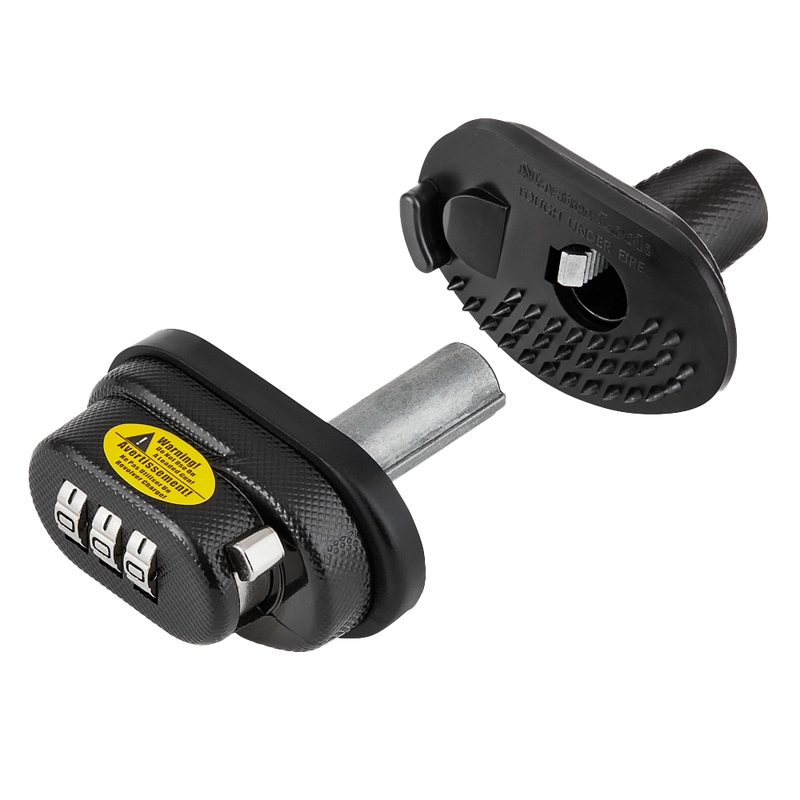 Steel and Zinc Combination Gun Trigger Lock, Set Your Own Combo