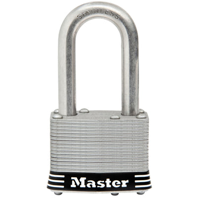 1-3/4in (44mm) Wide Laminated Stainless Steel Pin Tumbler Padlock