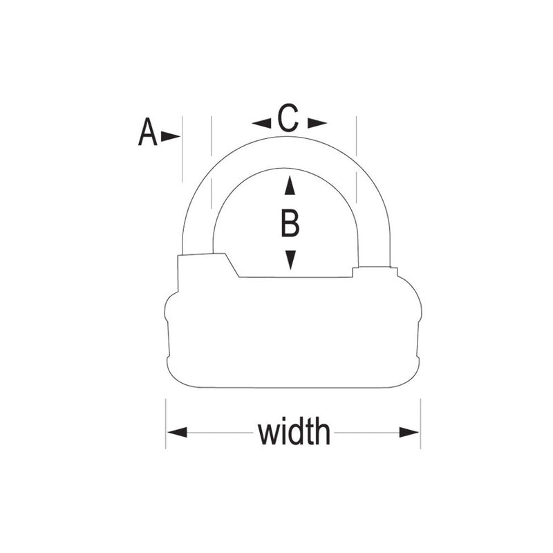 Large Set Your Own Combination Lock with Colored Dials, 2–1/2 in Wide