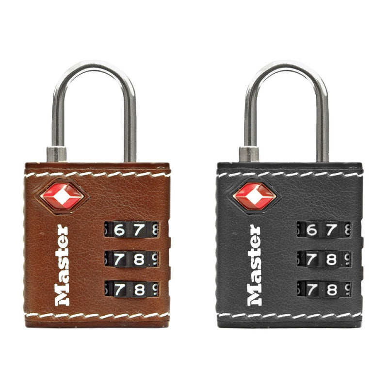 1-1/4in (32mm) Wide Set Your Own Combination TSA-Approved Luggage Lock; Assorted Colors