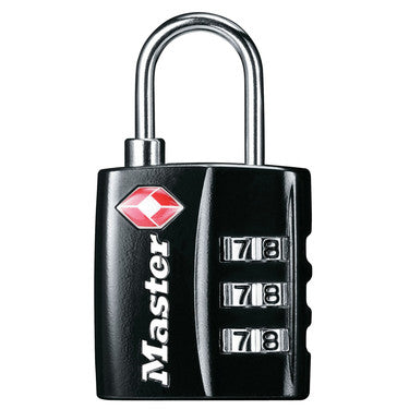 Metal TSA Lock, Set Your Own Combo, 1 3/16 in Wide
