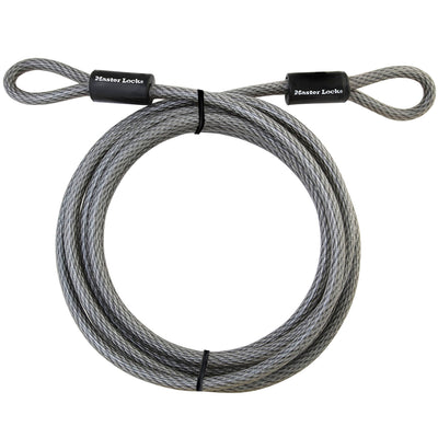 Braided Steel Looped End Cable, 15 ft