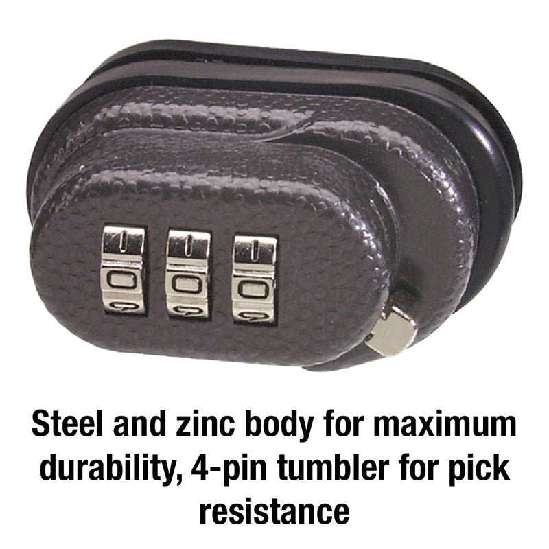 Steel and Zinc Combination Gun Trigger Lock, Set Your Own Combo