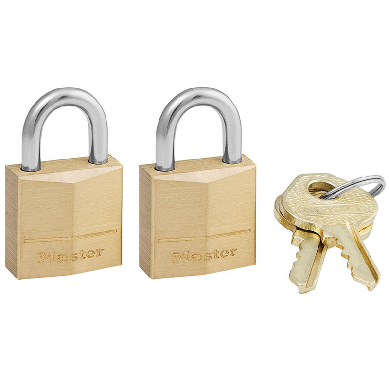 3/4in (19mm) Wide Solid Brass Body Padlock