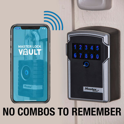 Bluetooth® Metal Wall Mount Lock Box, 3-1/4 in Wide