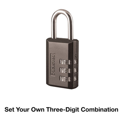 Small Set Your Own Combination Lock, 1-3/16 in Wide