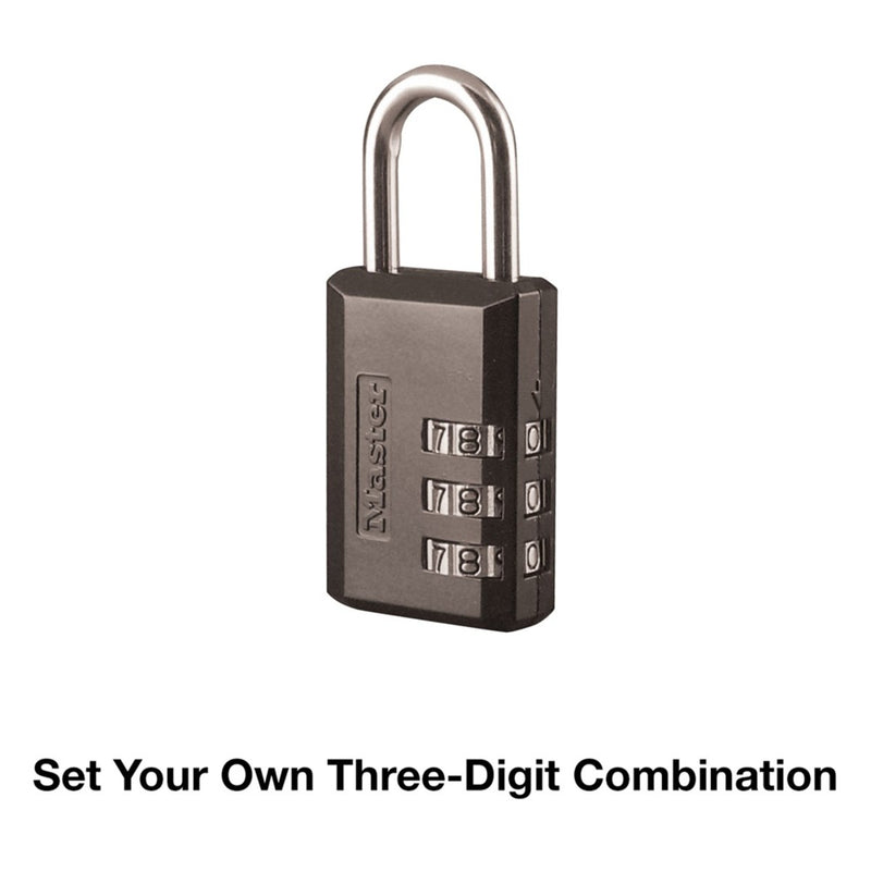 Small Set Your Own Combination Lock, 1-3/16 in Wide