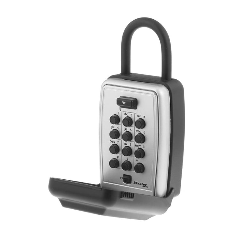 Lock Box for Keys with Push Button Combination, 3-1/8 in x 6-7/8 in