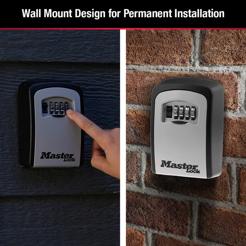 Heavy Duty Wall Mount Lock Box for Keys, 3-1/4 in x 2-1/4 in