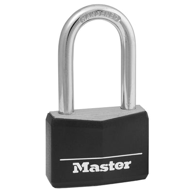 Vinyl-Covered Solid Body Padlock, 1-9/16 in Wide