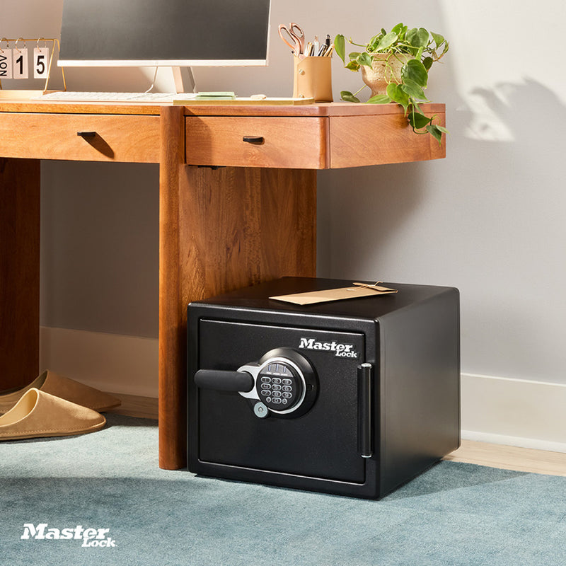 Master Lock Black Premium 2-Hour Fireproof Safe with Digital Keypad, .82 cu-ft