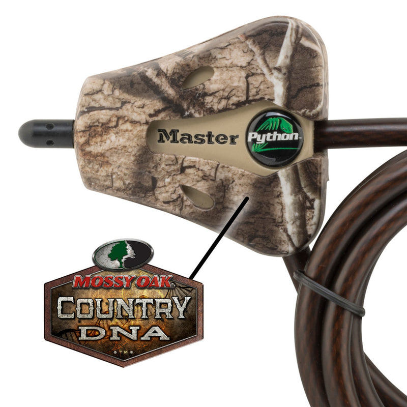 Adjustable Cable Lock, Mossy Oak® Blaze Python™ Lock, 6 ft x 5/16 in - 2-Pack