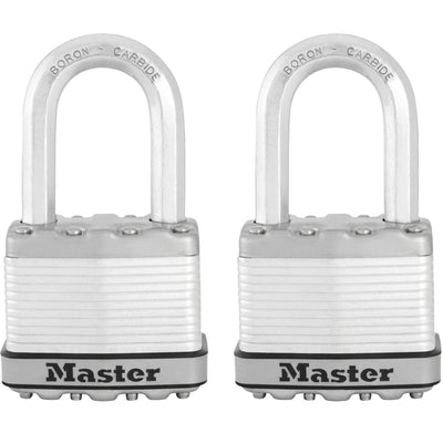 2in (51mm) Wide Magnum® Laminated Steel Padlock; 2-Pack