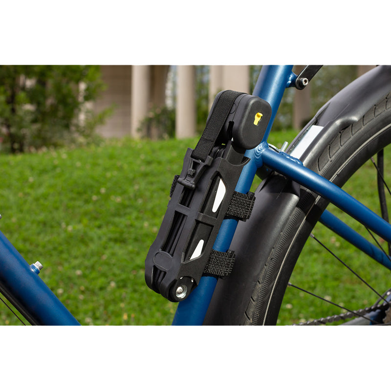 Heavy Duty Black Hardened Steel U-Lock, 3 ft Long with 5 mm Diameter Links