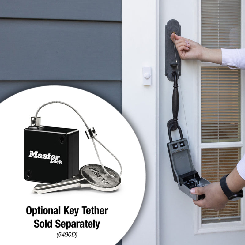 Large Key Lock Box with Removable Shackle