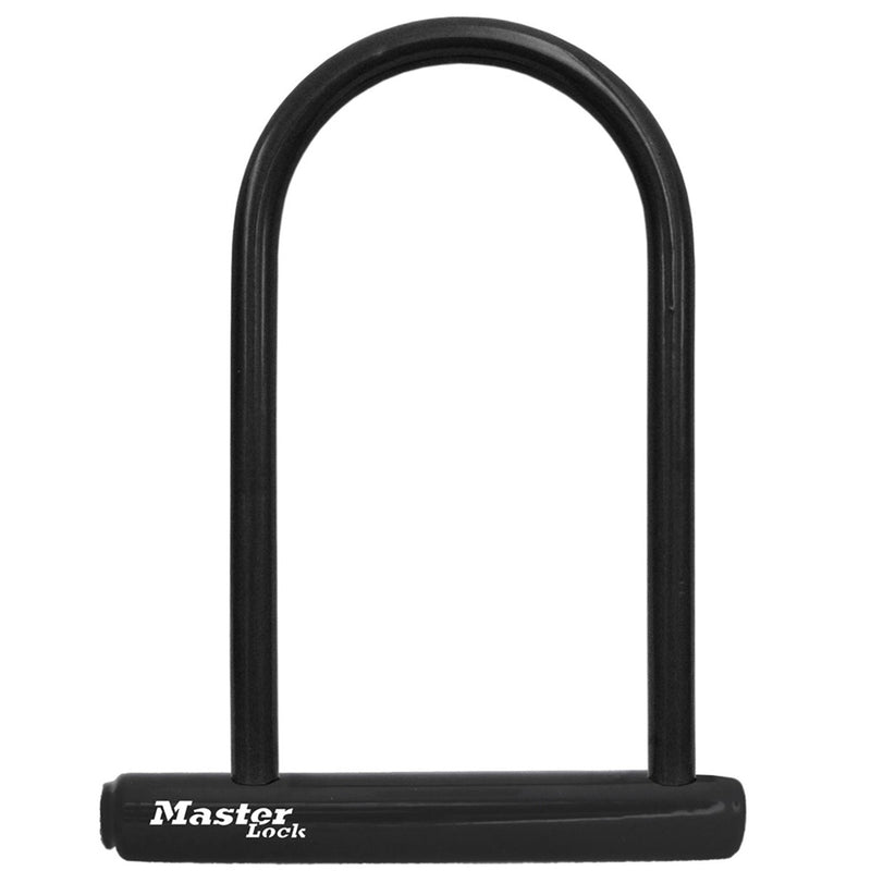 Hardened Steel Bicycle U-Lock, 6-1/8 in Wide with 8 in Shackle
