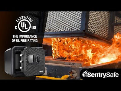 Fireproof and Waterproof Safe with Backlit Digital Keypad and Override Key FPW082HTC