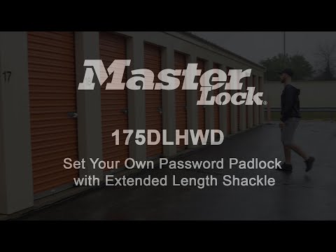 Bronze Solid Body Combination Lock, 2 in Wide