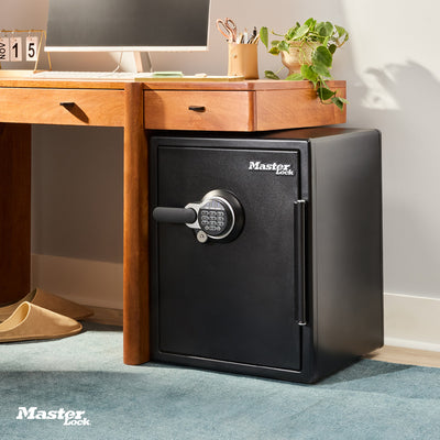 Master Lock Black Premium 2-Hour Fireproof Safe with Digital Keypad, 2.0 cu-ft
