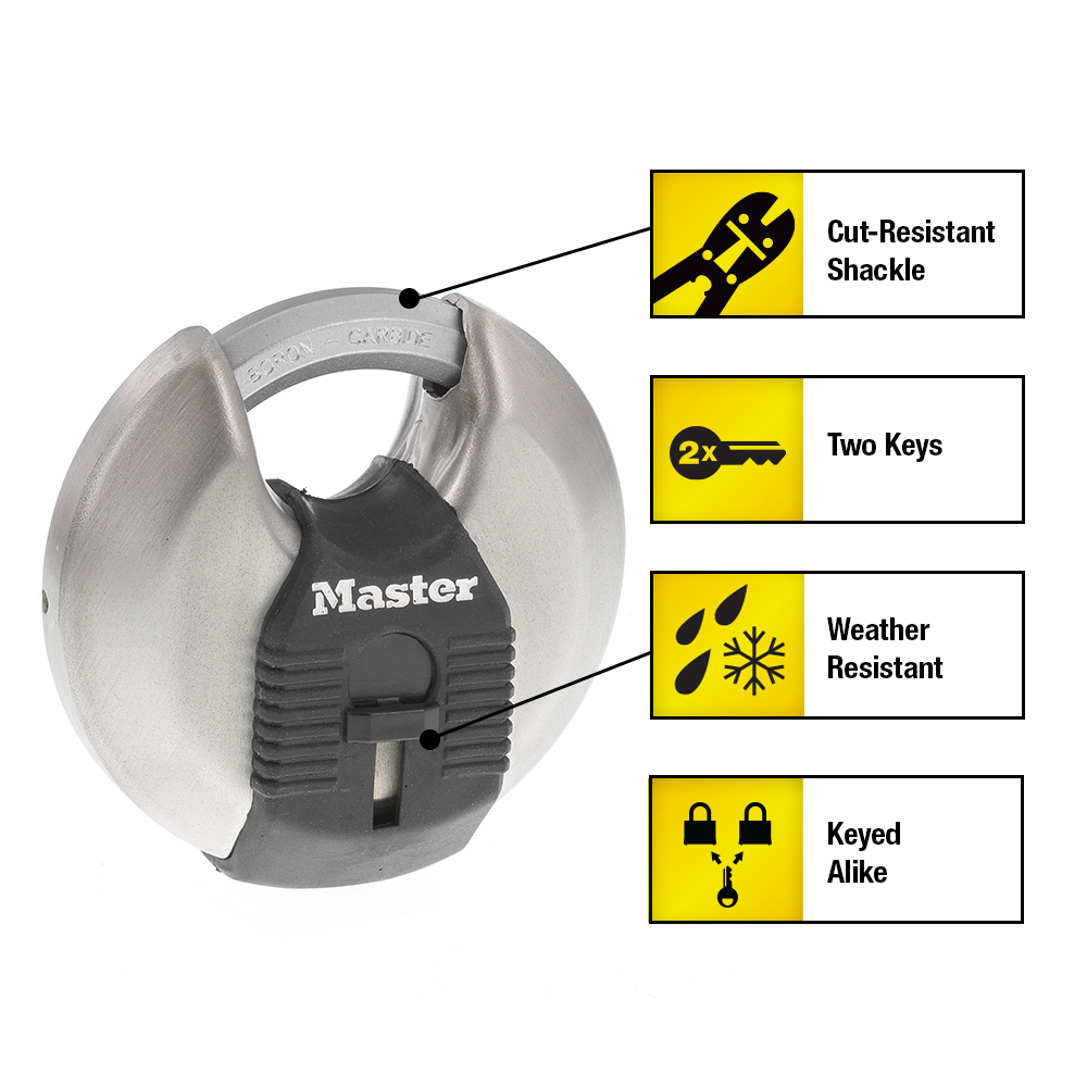 Ổ khóa MASTER thép 50mm M5XTRILF MASTERKEY bộ 3 cái - chìa răng Ổ khóa MASTER thép 50mm M5XTRILF MASTERKEY bộ 3 cái - chìa răng